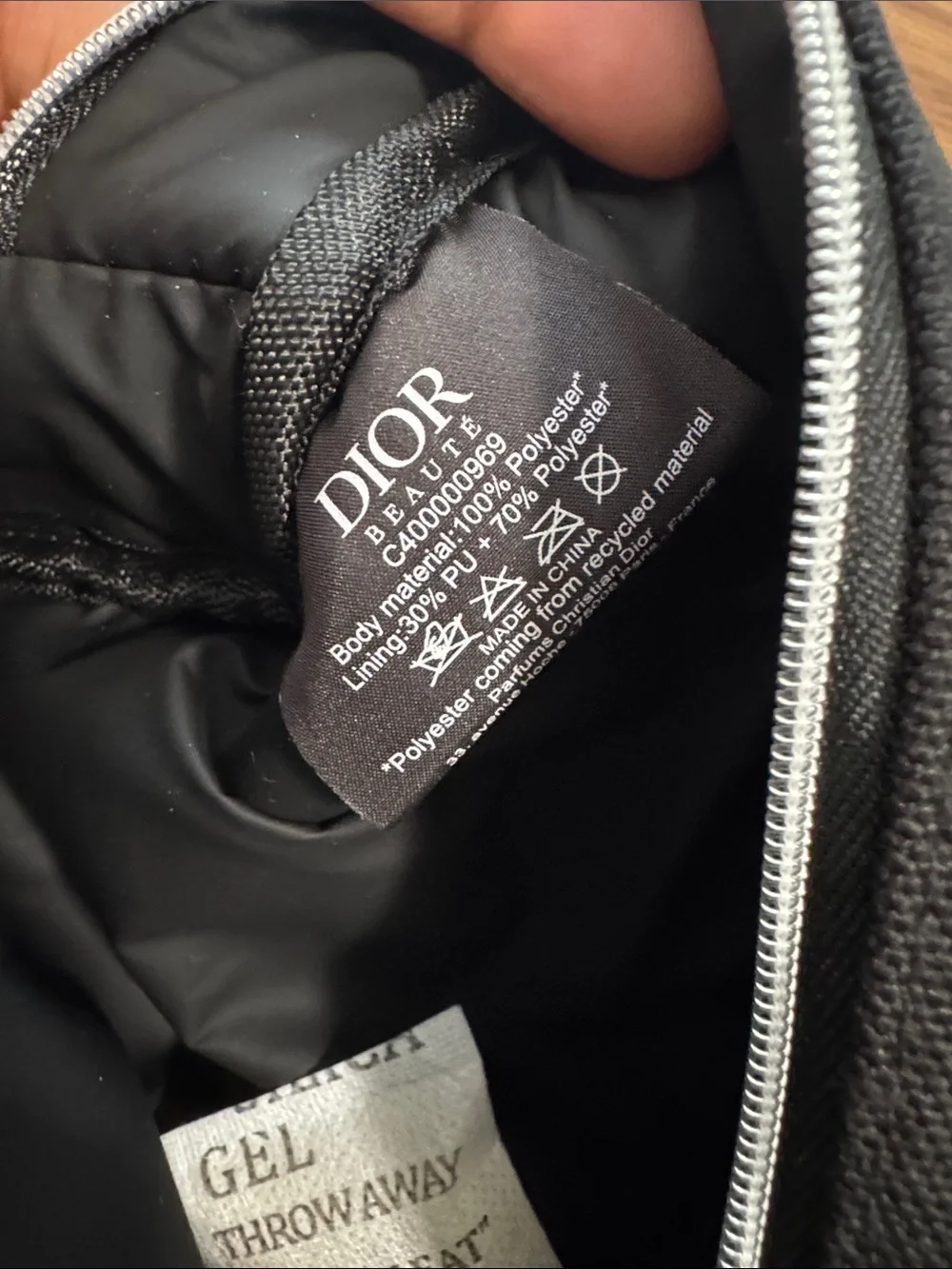 NWOT Dior Beaute cosmetics case